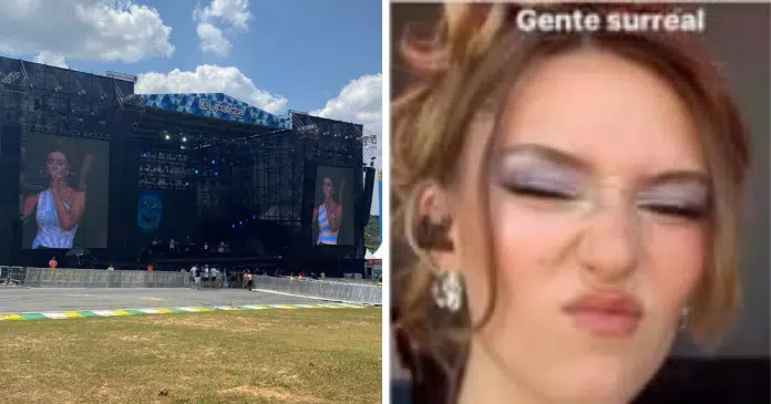 D24C4A4D-8FF6-4790-8418-85E6773B8E9E Lolla: Cantora vira polêmica ao se apresentar para 10 pessoas
