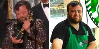 Ator com síndrome de Down que voltou a trabalhar na Starbucks ganha prêmio no Oscar