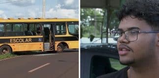 Estudante se torna herói ao assumir direção de ônibus ao notar que motorista desmaiou