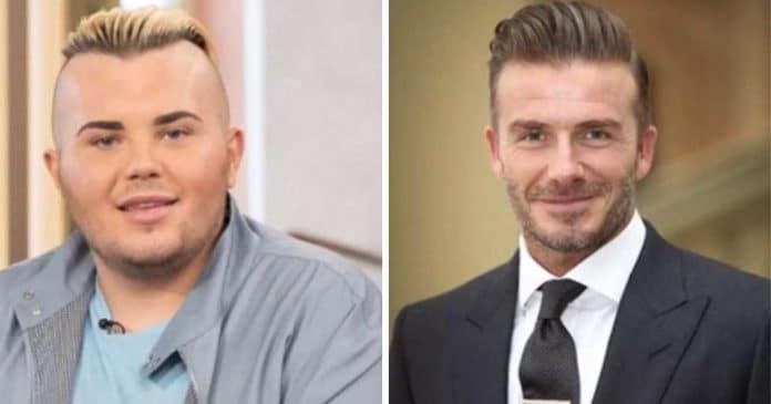 Fã gastou mais de 130 mil reais em cirurgias para ser sósia de David Beckham: “Não é culpa dele”