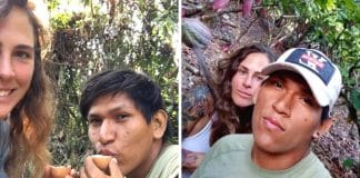 Inglesa viajou para o Peru para ensinar ioga e acabou se apaixonando por um jovem da Amazônia