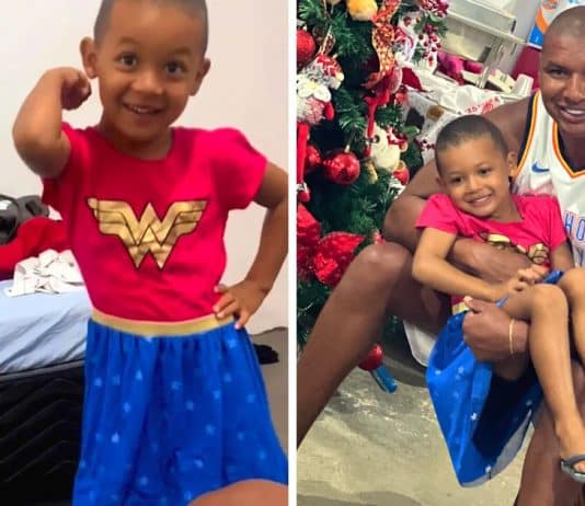 Vídeo de menino de 4 anos com fantasia de Mulher-Maravilha viraliza nas redes sociais: “É vestido?”