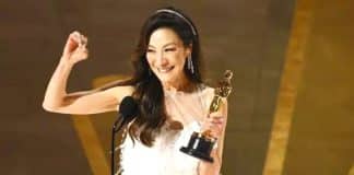 Michelle Yeoh faz história: 1ª mulher asiática a ganhar Oscar de melhor atriz