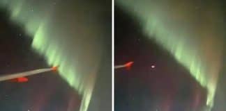 Piloto vira avião em 360 no meio do voo para que passageiros possam ver a aurora boreal