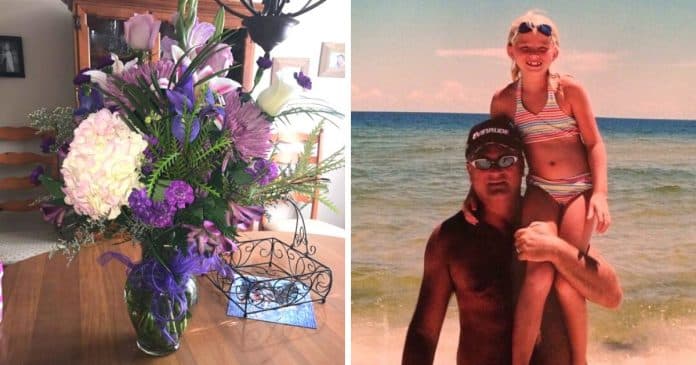 Antes de falecer, pai pagou antecipadamente por flores no aniversário da filha até ela completar 21 anos