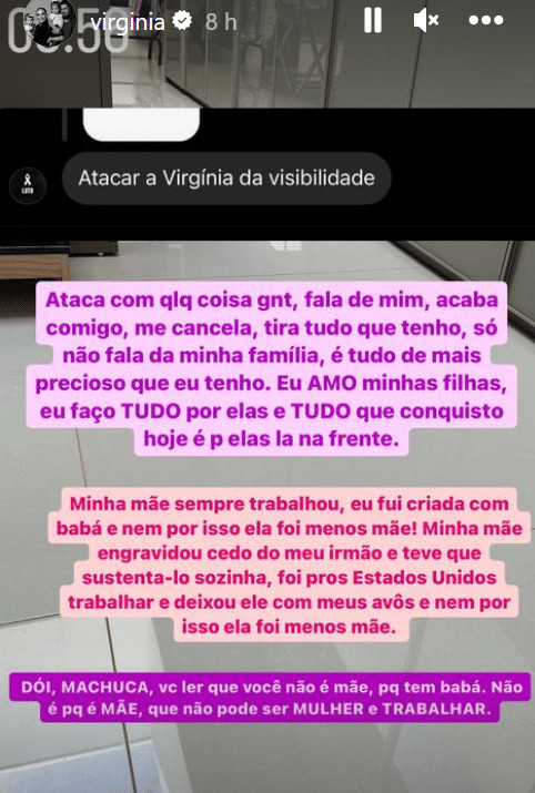 sabiaspalavras.com - Evaristo se envolve em pol&ecirc;mica ao criticar cena da filha de Virginia negando colo da m&atilde;e