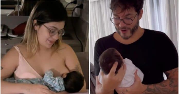 Ex-BBB afirma que filha não terá babá e casal quer viver a maternidade do seu jeito