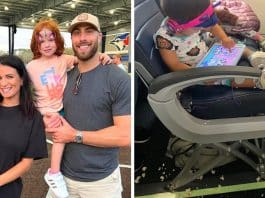 Homem critica companhia aérea por fazer sua esposa grávida limpar sujeira que a filha fez