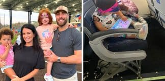 Homem critica companhia aérea por fazer sua esposa grávida limpar sujeira que a filha fez