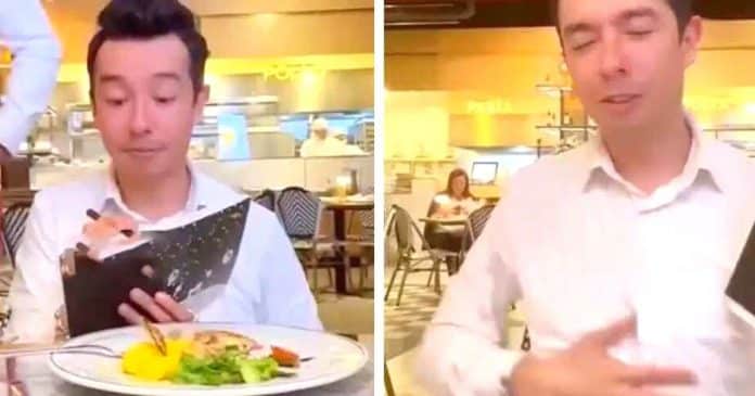 Homem finge ser crítico gastronômico para comer de graça em restaurante caro e o vídeo viralizou