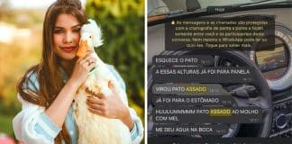 Influencer que procura pato desaparecido mostra mensagens de ameaças e ofensas que tem recebido