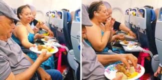 Mulher leva frango frito e batatas para família não passar fome durante o voo: “Em casa”