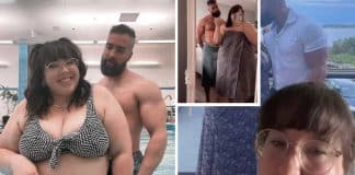 TikToker Alicia Mccarvell ficou viral por ser plus size e seu marido não.