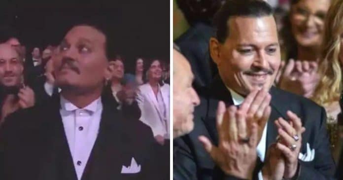 Johnny Depp segura as lágrimas ao ser aplaudido de pé por sete minutos em seu novo filme