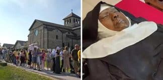 Multidões visitam freira ‘milagrosa’ cujo corpo não mostra sinais de decomposição quatro anos após sua morte