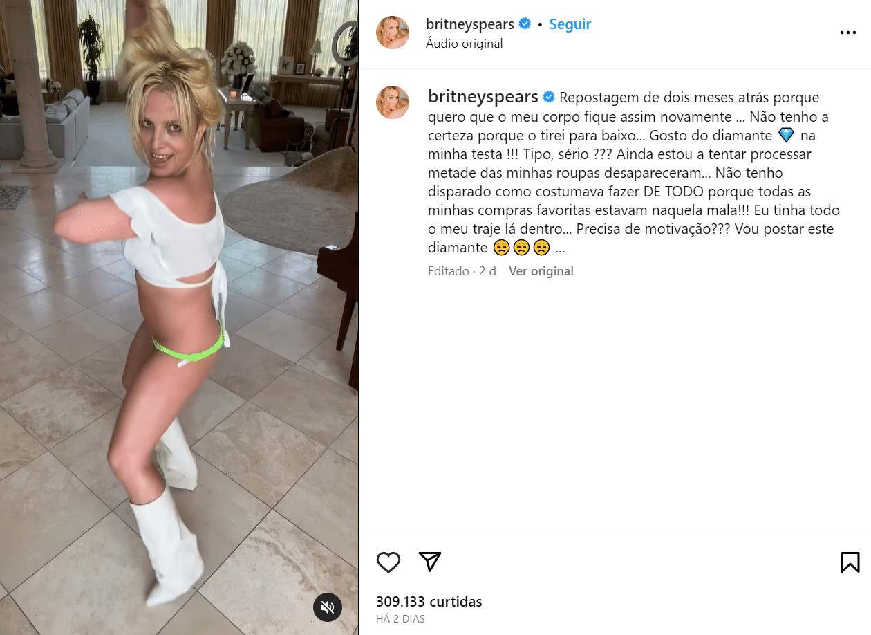 sabiaspalavras.com - Fam&iacute;lia de Britney Spears teme que ela tenha um fim igual a Amy Winehouse: "Rezo para que ela acorde"