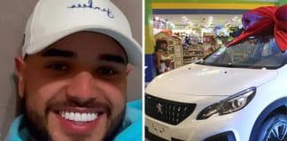 Jovem sortudo ganha carro de R$ 124 mil em sorteio por ir almoçar em shopping