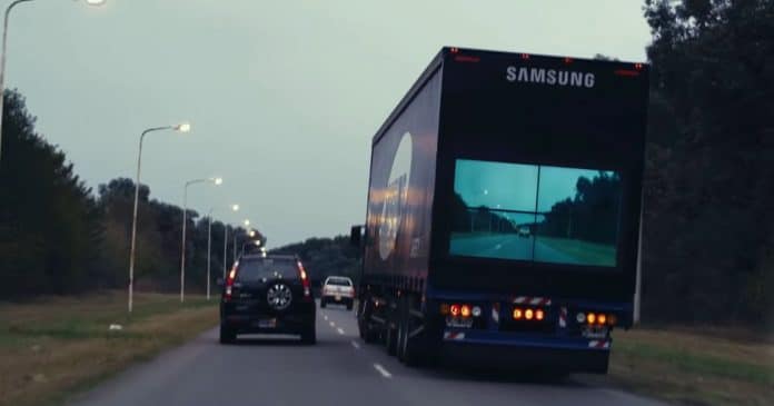 Samsung impressiona com inovação em caminhões que garantem segurança nas estradas