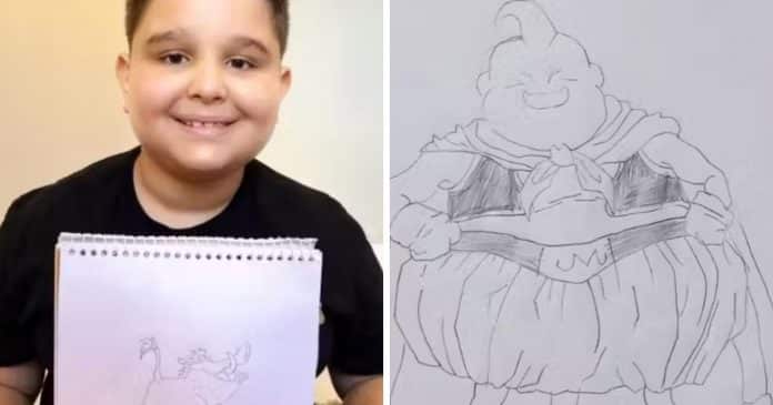 Menino autista, desprezado na escola, recebe 600 encomendas de desenhos