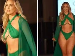 Modelo foi duramente criticada por homens que alegaram que ela estaria “gorda” e “obesa”