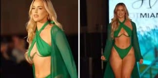 Modelo foi duramente criticada por homens que alegaram que ela estaria “gorda” e “obesa”