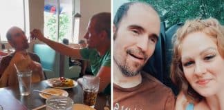 Mulher dedicada continua a cuidar do ex-marido após lesão cerebral traumática; e o atual marido também