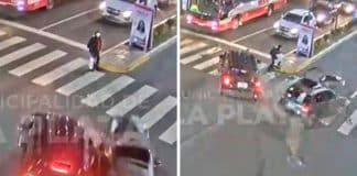 Mulher milagrosamente se salva após colisão entre dois carros: ela ficou no meio e escapou ilesa