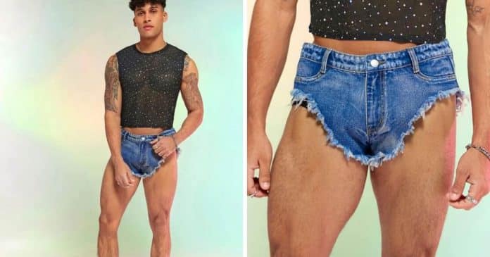 Shein é criticada por vender shorts jeans minúsculos para homens: “É nojento”