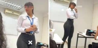 Vídeo de professora mostrando como são suas aulas viraliza: “Não faltaria em nenhuma aula”