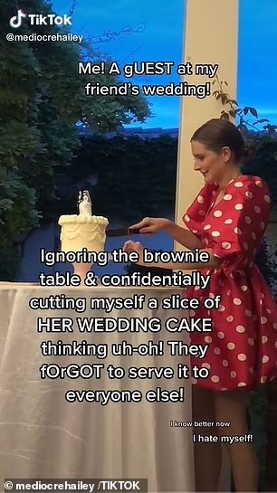 sabiaspalavras.com - Convidada de casamento 'ansiosa para sobremesa' corta bolo antes dos noivos