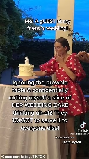 sabiaspalavras.com - Convidada de casamento 'ansiosa para sobremesa' corta bolo antes dos noivos