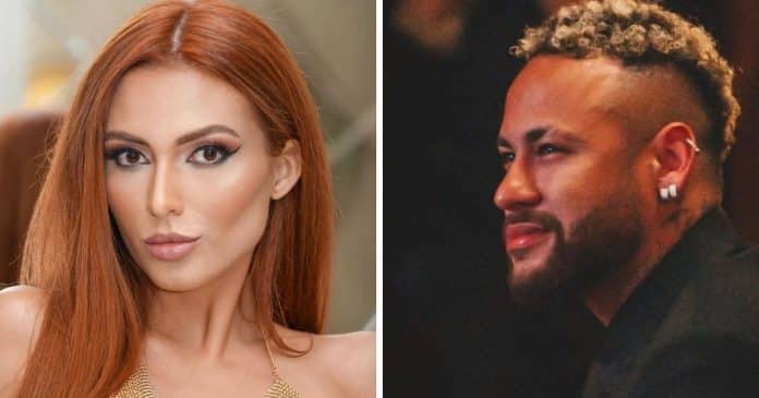 Ex-amante do Neymar é acusada de postar print fake nas redes sociais