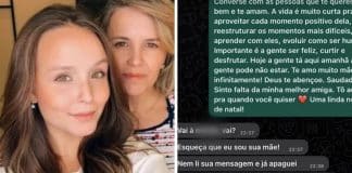 Vaza PRINT completo de conversa em que mãe de Larissa Manoela ofende e debocha de religião da família do noivo da filha