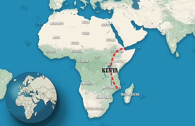 sabiaspalavras.com - Cientistas alertam que África está se dividindo em dois continentes: uma fissura de 3.200 km aumenta 2,5cm por ano