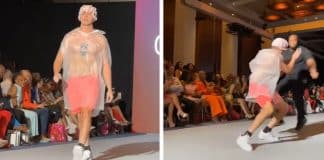 YouTuber veste SACO DE LIXO e invade passarela da New York Fashion Week