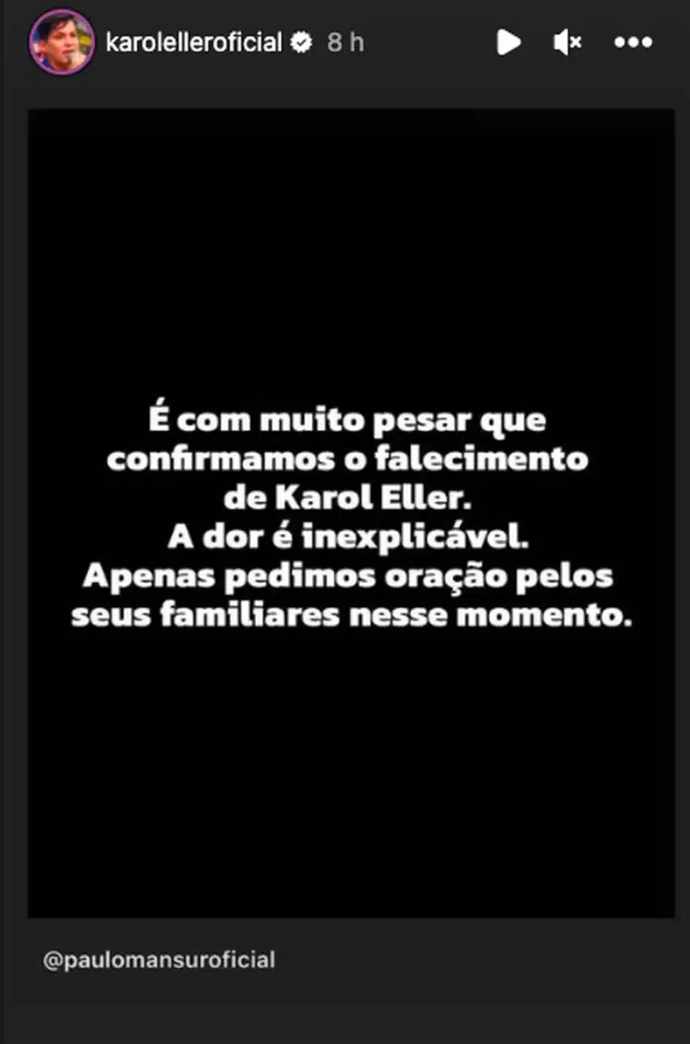 Morre a influenciadora Karol Eller, aos 36 anos sabiaspalavras.com - Morre a influenciadora Karol Eller, aos 36 anos