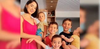 “Não faça tudo pelo seu filho!”: Mãe de cinco meninos é criticada pela forma que os educa