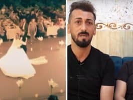 Noivos estão inconsoláveis depois que mais de 100 pessoas morreram em seu casamento