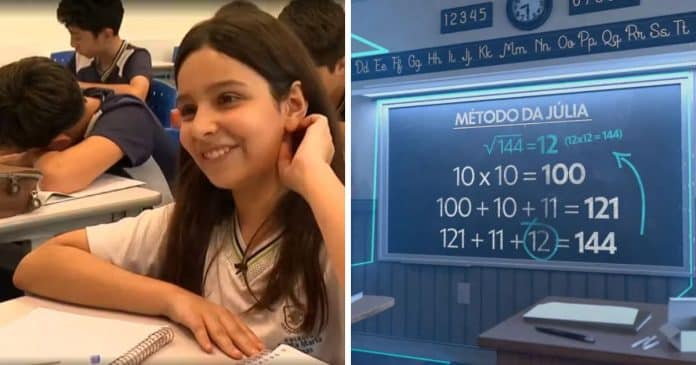 Brasileira de 11 anos desenvolve nova fórmula para raiz quadrada
