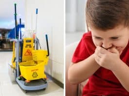 Cliente fica indignada depois que filho vomita no supermercado e funcionários ‘obrigam’ ela mesma a limpar tudo