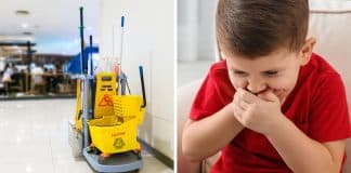 Cliente fica indignada depois que filho vomita no supermercado e funcionários ‘obrigam’ ela mesma a limpar tudo