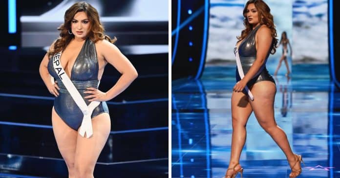 FEZ HISTÓRIA: Primeira participante plus size do Miss Universo 2023, a Miss Nepal 2023, destaca a inclusão