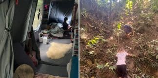Mãe transformou uma barraca em um lar luxuoso para seus filhos