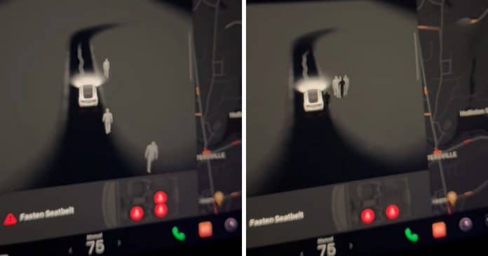 Vídeo assustador mostra Tesla detectando pessoas em cemitério sem ninguém visível