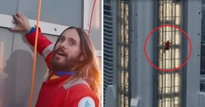 VÍDEO: Jared Leto escala Empire State Building, um prédio de 102 andares em NY e choca a web