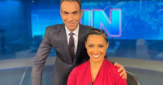 Aline Aguiar brilha no ‘Jornal Nacional’ com tranças nagô e encanta o público com representatividade