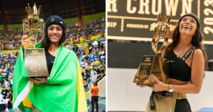 Rayssa Leal conquista bicampeonato histórico na SLS Super Crown com nota inédita