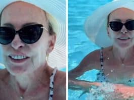 Aos 74 anos, Ana Maria Braga encanta ao exibir corpo em forma em banho de piscina