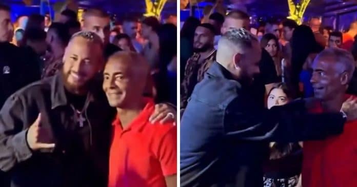 Neymar surpreende fãs com sua forma física ao comparecer a Festa do Romário