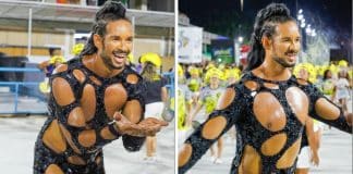 Rei de bateria com 2 metros de altura faz história no carnaval: ‘Não estou roubando o lugar de uma mulher’